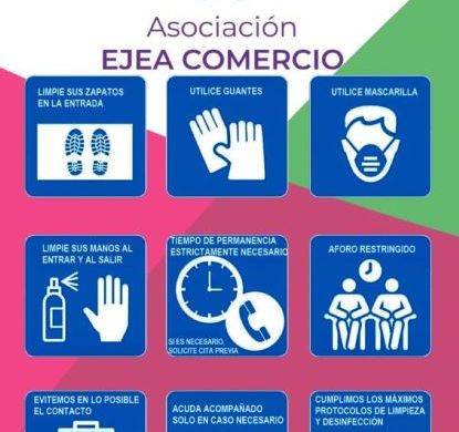 Ejea comercio, comercio local, seguridad, higiene, comprar, ejea de los caballeros