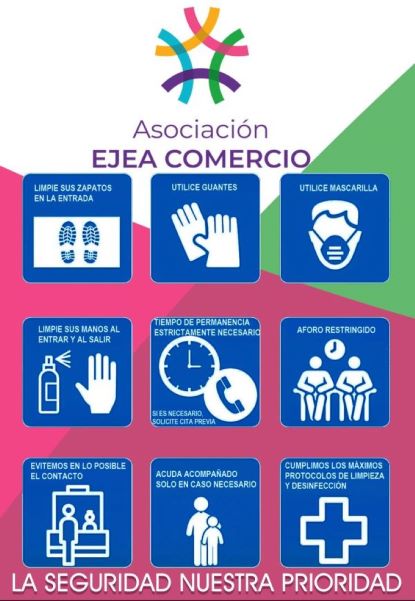 Ejea comercio, comercio local, seguridad, higiene, comprar, ejea de los caballeros