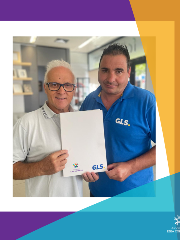 Ejea Comercio firma de convenio colaboración con GLS Ejea de los Caballeros